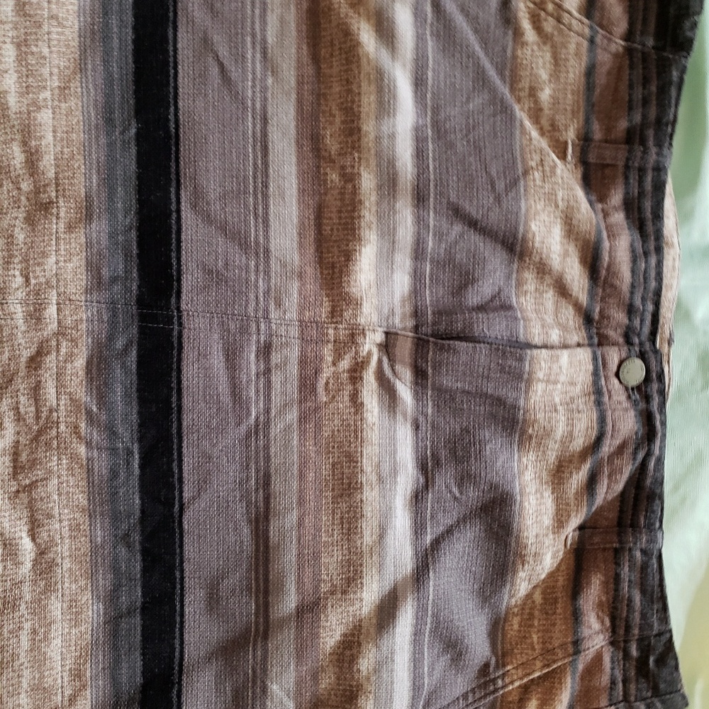 Old Navy gray tan mini skirt